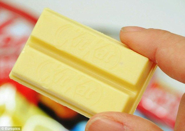 bánh Kitkat trước khi được nướng